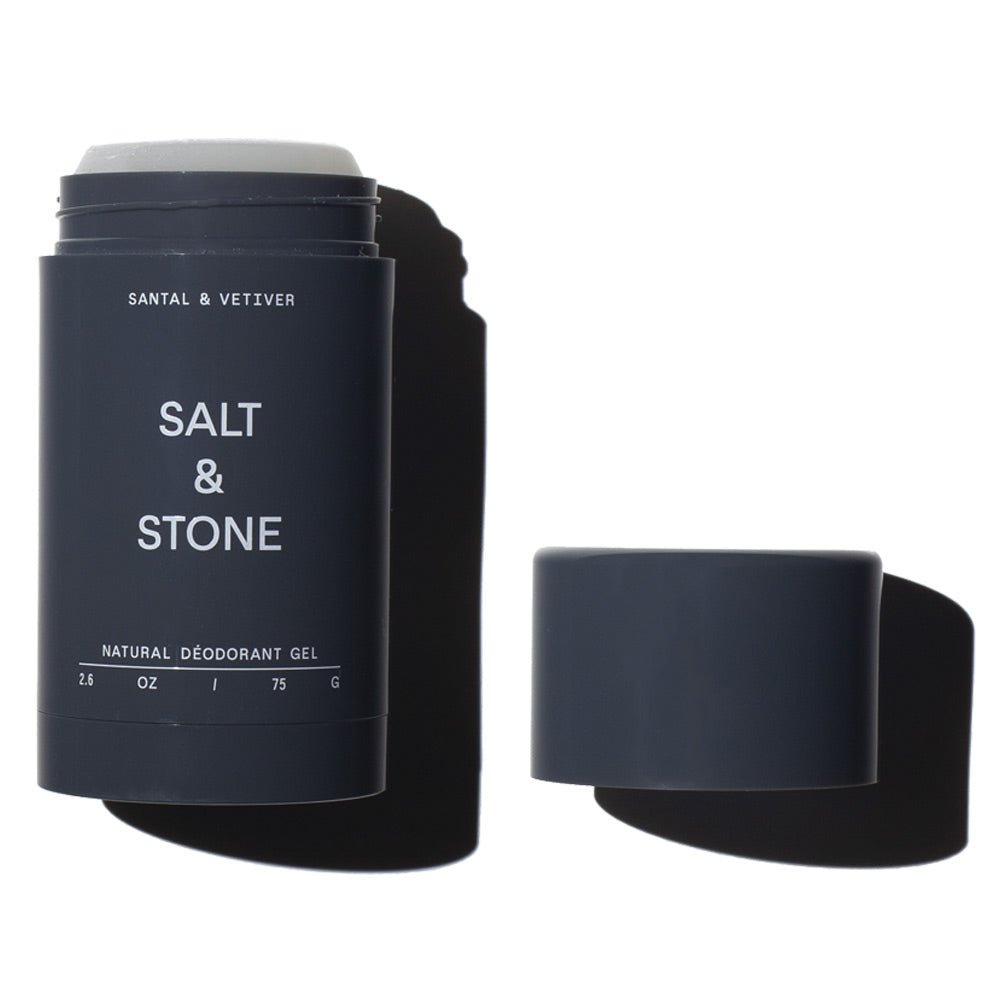 Santal & Vetiver Natural Deodorant Gel, Salt & Stone, SAVIN'SKIN
