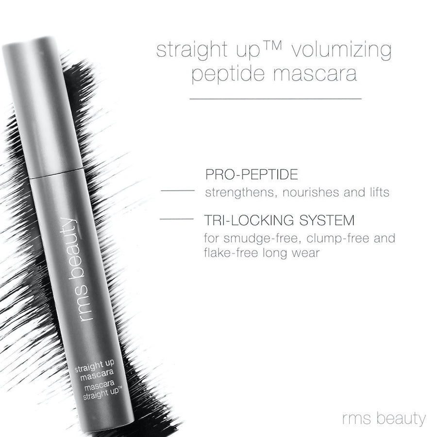 Straight Up Volumizing Peptide Mascara - savin'skin