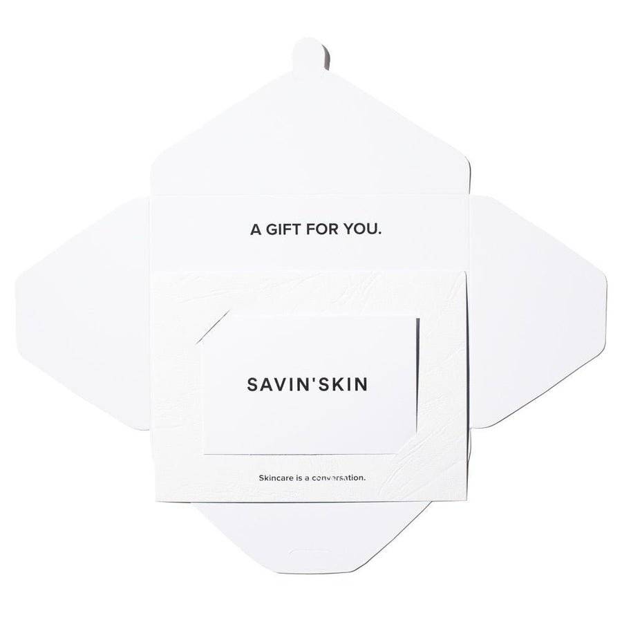 The Gift Card - savin'skin